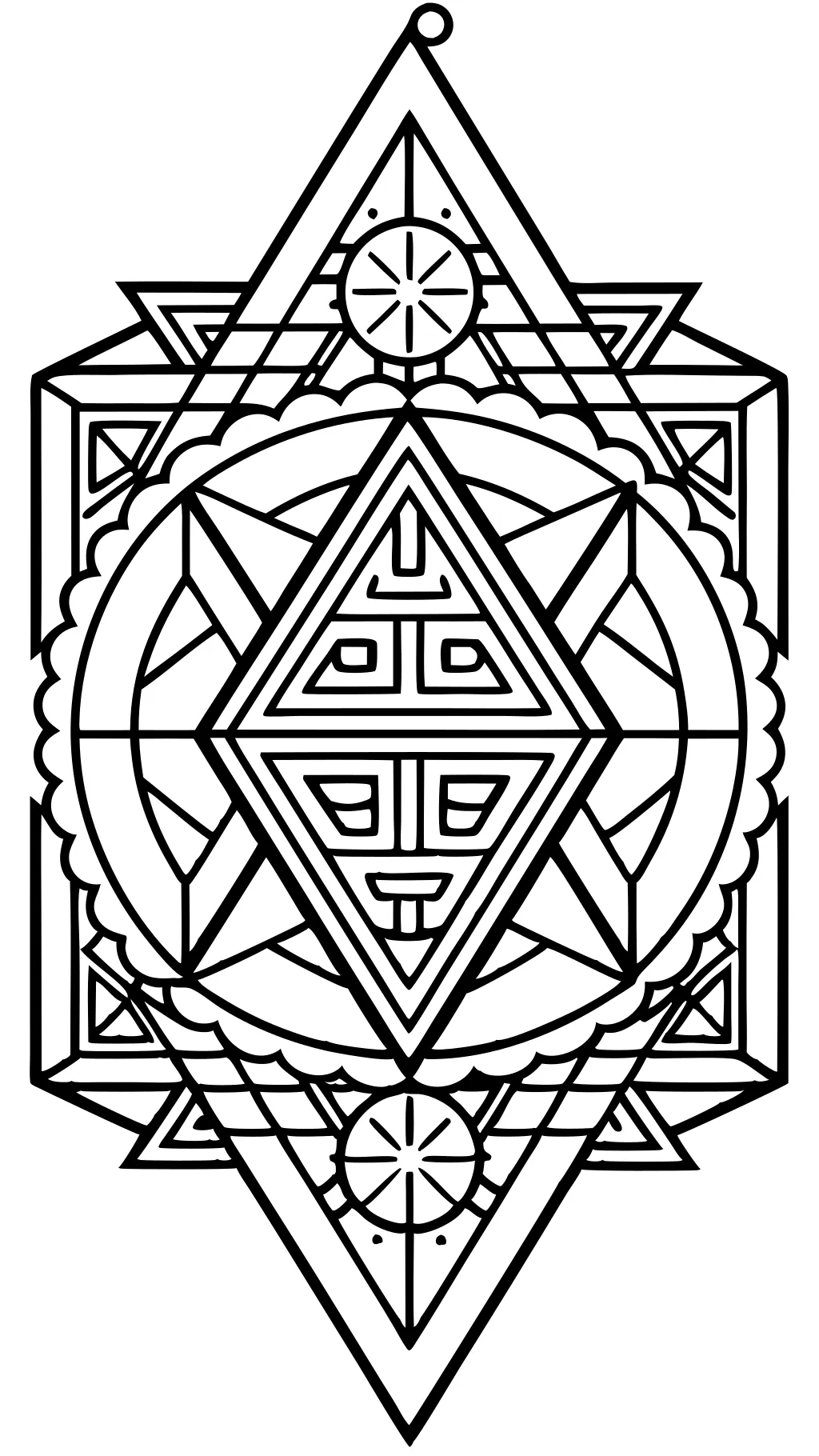 adult coloring pages geometric